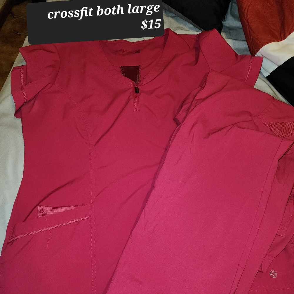 Pink scrub set